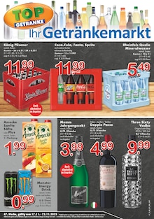 König Pilsener im aktuellen TOP Getränke Prospekt (Düsseldorf) König Pilsener im TOP Getränke Prospekt "Aktuelle Angebote" mit 4 Seiten (Düsseldorf)