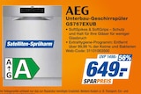 Aktuelle Geschirrspüler Angebote bei expert in Kiel Aktuelles Unterbau-Geschirrspüler GS767EXUB Angebot bei expert in Kiel ab 649,00 €
