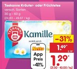 Kräuter- oder Früchtetee im Netto Marken-Discount Prospekt Kräuter- oder Früchtetee von Teekanne im aktuellen Netto Marken-Discount Prospekt für 1,29 €