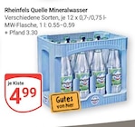 Aktuelles Mineralwasser Angebot bei GLOBUS in Bochum ab 4,99 €