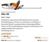 STIHL Frankfurt - Akku-Heckenschere Angebot im Prospekt Akku-Heckenschere bei STIHL im Frankfurt Prospekt für 107,00 €