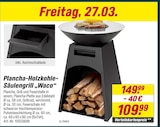 Aktuelle Grill Angebote bei toom Baumarkt in Essen Aktuelles Plancha-Holzkohle-Säulengrill 'Waco' Angebot bei toom Baumarkt in Essen ab 109,99 €