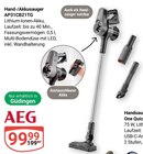 Aktuelle Batterie Angebote bei GLOBUS in Saarbrücken Aktuelles Hand-/Akkusauger AP31CB21TG Angebot bei GLOBUS in Saarbrücken ab 99,99 €