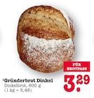 Aktuelle Brot Angebote bei E center in Pforzheim Aktuelles Gründerbrot Dinkel Angebot bei E center in Pforzheim ab 3,29 €