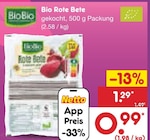 Bio Rote Bete bei Netto Marken-Discount im Gnarrenburg Prospekt für 0,99 €
