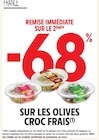 -68% remise immédiate sur le 2ème sur les olives Croc Frais - CROC FRAIS - Intermarché Hyper -68% remise immédiate sur le 2ème sur les olives Croc Frais - CROC FRAIS dans le catalogue Intermarché Hyper