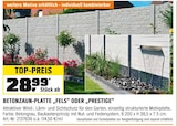 BETONZAUN-PLATTE „FELS“ ODER „PRESTIGE“ Angebote bei OBI Dessau-Roßlau für 28,99 €