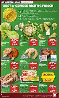 Kaufland Prospekt der KW 36 "Hier bin ich richtig" Aktueller Kaufland Prospekt "Hier bin ich richtig" Seite 2 von 75 Seiten