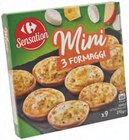 Mini Pizza - CARREFOUR SENSATION en promo à 4,00 € chez Supermarchés Match Mini Pizza - CARREFOUR SENSATION dans le catalogue Supermarchés Match