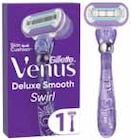 Rasoir deluxe smooth swirl + 1 recharge - VENUS dans le catalogue Intermarché