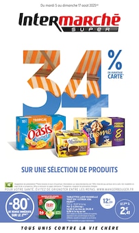 Prospectus Intermarché en cours, "34% EN AVANTAGE CARTE SUR UNE SÉLECTION DE PRODUITS", page 1 sur 28