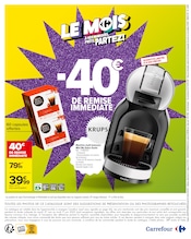 Dolce Gusto Angebote im Prospekt "LE MOIS À VOS MARQUES, PRÊTS, PRÊTS, PARTEZ !" von Carrefour Dolce Gusto Angebote im Prospekt "LE MOIS À VOS MARQUES, PRÊTS, PRÊTS, PARTEZ !" von Carrefour auf Seite 2