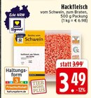 Aktuelle Hackfleisch Angebote bei EDEKA in Wuppertal Aktuelles Hackfleisch vom Schwein Angebot bei EDEKA in Wuppertal ab 3,49 €