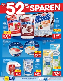 Milch im Netto Marken-Discount Prospekt "Aktuelle Angebote" mit 75 Seiten (Leipzig)
