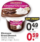 Grand Dessert Angebote von Ehrmann bei E center Mainz für 0,49 €