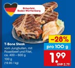 T-Bone Steak im Angebot bei Netto Marken-Discount in St. Ingbert T-Bone Steak Angebote bei Netto Marken-Discount St. Ingbert für 1,99 €