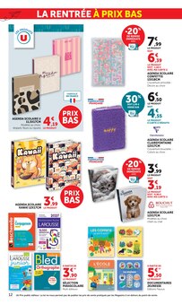 Catalogue Hyper U, 11/08/2026 - 06/09/2026, LES PRIX BAS Spécial rentrée, 96 pages Prospectus Hyper U en cours, "LES PRIX BAS Spécial rentrée", 96 pages
