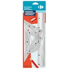 Kit de traçage incassable 4 pièces - CARREFOUR en promo chez Carrefour Market Kit de traçage incassable 4 pièces - CARREFOUR dans le catalogue Carrefour Market