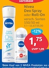 Deo Spray oder Roll-On Angebot im BUDNI Prospekt Deo Spray oder Roll-On im BUDNI Prospekt zum Preis von 1,75 €