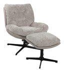 Duo Collection Relax-Sessel mit Hocker Tolox Sand Angebote von Duo Collection bei Möbel Fischer Erlangen für 439,00 €
