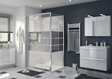 Paroi de douche latérale "Beloya" l.80 cm en verre effet miroir - GoodHome dans le catalogue Brico Dépôt