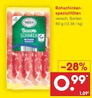 Rohschinkenspezialitäten für 0,99 € bei Netto Marken-Discount im Angebot Rohschinkenspezialitäten im aktuellen Netto Marken-Discount Prospekt