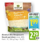 Bio Bergbauern Gouda gerieben bei EDEKA im Prospekt "" für 1,99 €