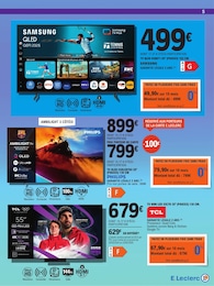 Prix et réduction Meuble Tv dans le prospectus E.Leclerc en cours Offre Meuble Tv dans le catalogue E.Leclerc du moment à la page 5