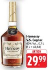 V.S. Cognac im Angebot bei EDEKA in Stuttgart V.S. Cognac Angebote von Hennessy bei EDEKA Stuttgart für 29,99 €