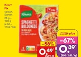 Wuerzmittel im Netto Marken-Discount Prospekt Fix von Knorr im aktuellen Netto Marken-Discount Prospekt für 0,39 €