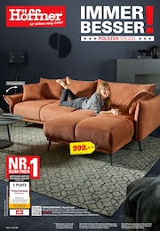 Wohnzimmer Angebot & Preis im aktuellen Höffner Prospekt Wohnzimmer Angebot im aktuellen Höffner Prospekt auf Seite 1