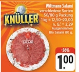 Salami Angebote von Wiltmann bei EDEKA Bamberg für 1,00 €