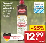 Blutwurz Kräuterlikör bei Netto Marken-Discount im Germering Prospekt für 12,99 €