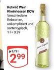 GLOBUS - Wein Rheinhessen DQW Angebot im Prospekt Wein Rheinhessen DQW bei GLOBUS im Prospekt "" für 2,99 €