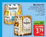 Aktuelle Warsteiner Angebote bei Marktkauf in Schonungen Aktuelles Extra Weniger Alkohol Angebot bei Marktkauf in Schonungen ab 3,79 €