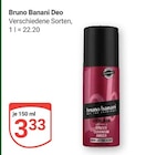Deo Angebote von Bruno Banani bei GLOBUS Willich für 3,33 €