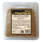 Tranche De Foie Gras De Canard Entier Auchan Le Traiteur à 4,49 € dans le catalogue Auchan Hypermarché