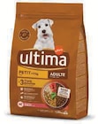 Croquettes pour petit chien - Ultima en promo chez Super U Lyon à 2,14 €