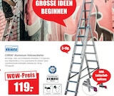 bauSpezi Sulzfeld - CORDA Aluminium-Vielzweckleiter Angebot im Prospekt CORDA Aluminium-Vielzweckleiter bei bauSpezi im Sulzfeld Prospekt für 119,00 €