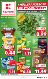 Kaufland Supermarkt Prospekt der aktuellen Woche mit 61 Seiten, gültig von 27.10.2025 bis 29.10.2025, in Eichendorf und Umgebung Aktueller Kaufland Supermarkt Prospekt in Eichendorf und Umgebung, "Aktuelle Angebote" mit 61 Seiten, 27.10.2025 - 29.10.2025
