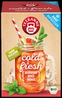 Cold & fresh Tee von Teekanne für 2,29 € bei budni im Angebot Cold & fresh Tee von Teekanne im aktuellen budni Prospekt