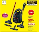 Aspirateur Sac Pro Power - Bosch - Hyper U à Angers Aspirateur Sac Pro Power - Bosch en promo chez Hyper U Angers à 99,99 €