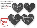 Topfstecker mit Spruch im Angebot bei GLOBUS in Bensheim Topfstecker mit Spruch Angebote bei GLOBUS Bensheim für 2,99 €