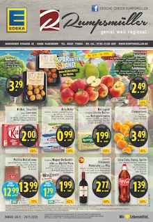 Cola im EDEKA Prospekt "Aktuelle Angebote" mit 24 Seiten (Paderborn)