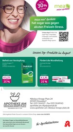 Aktueller mea - meine apotheke Apotheken Prospekt in Meerbusch und Umgebung, "Unsere August-Angebote" mit 4 Seiten, 01.08.2025 - 31.08.2025