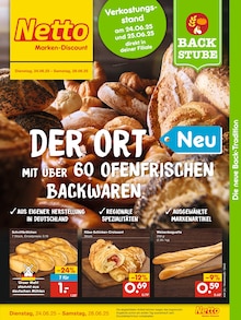 Aktueller Netto Marken-Discount Prospekt (Saarbrücken) Netto Marken-Discount Prospekt "DER ORT MIT ÜBER 60 OFENFRISCHEN BACKWAREN." mit Seiten (Saarbrücken)