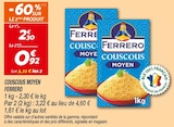 Couscous Moyen - Ferrero en promo à 0,92 € chez Netto Couscous Moyen - Ferrero dans le catalogue Netto
