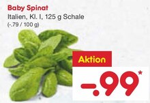 Baby Spinat bei Netto Marken-Discount in Erkelenz Baby Spinat im Angebot bei Netto Marken-Discount Erkelenz für 0,99 €