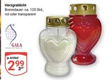 Herzgrablicht rot Angebote von GALA bei GLOBUS Neustadt für 2,99 €