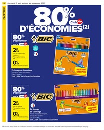 Prix et réduction Feutre coloriage dans le prospectus Carrefour en cours Offre Feutre coloriage dans le catalogue Carrefour du moment à la page 8